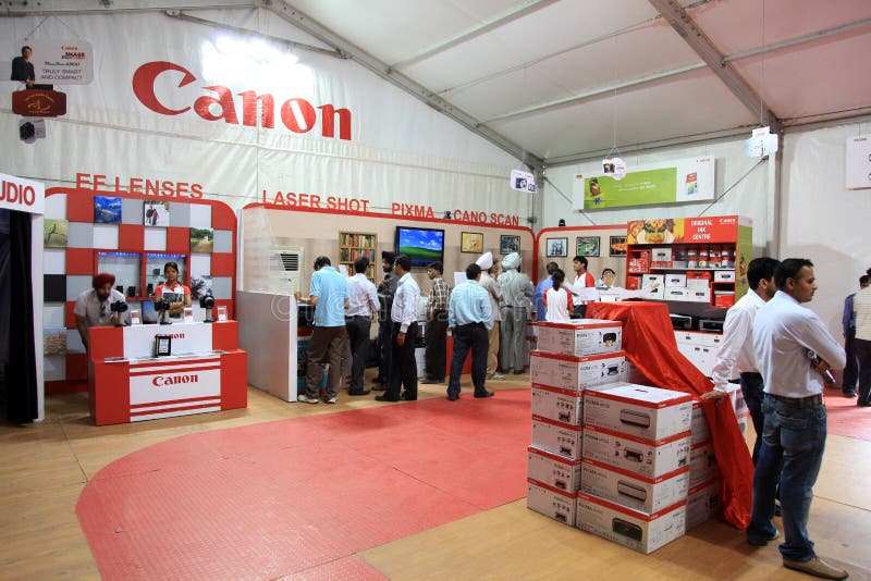 Canon products exhibition held on 28/08/2010 in chandigarh India. Different stalls of canon lenses, printers, slr cameras, scanners, digi cams etc were on display. Full ef series lenses range was on display and special discounts were given on selected models. Canon products exhibition held on 28/08/2010 in chandigarh India. Different stalls of canon lenses, printers, slr cameras, scanners, digi cams etc were on display. Full ef series lenses range was on display and special discounts were given on selected models.