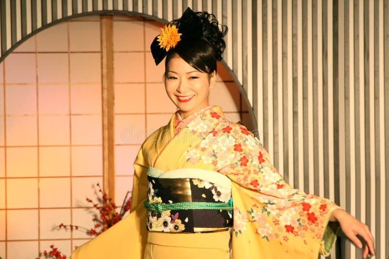 Exposition de kimono à Kyoto