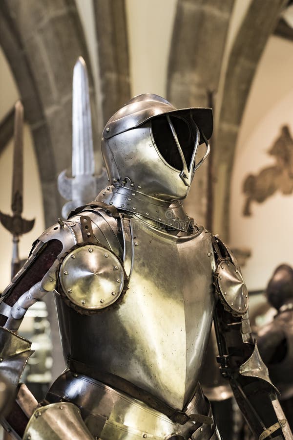 The Exposition of Medieval Armor and Knight Knights Presented in the Bavarian National Museum in ...
