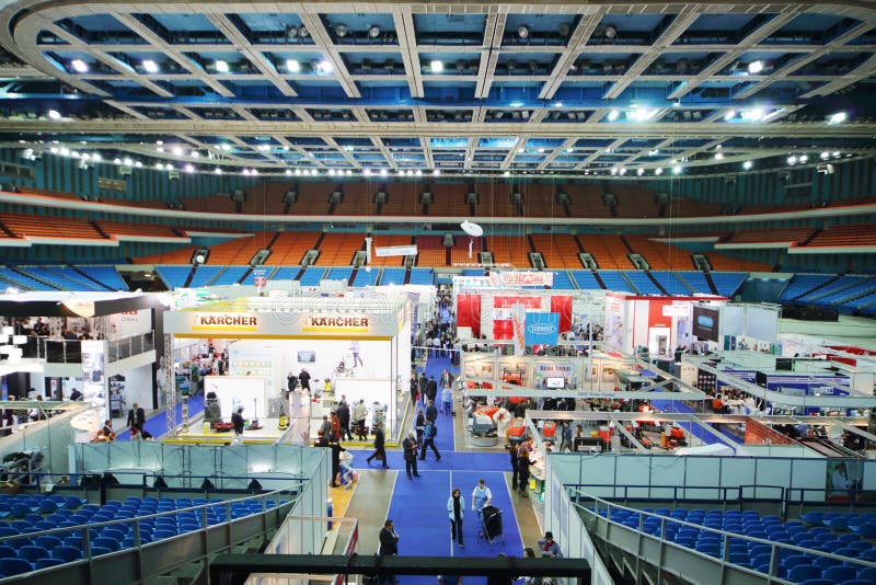 14ª Exposição Internacional de Higiene ExpoClean 2012 imagem de stock