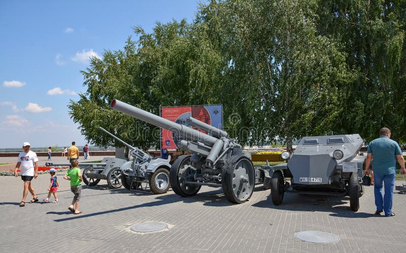 Exposição militar do equipamento imagens de stock