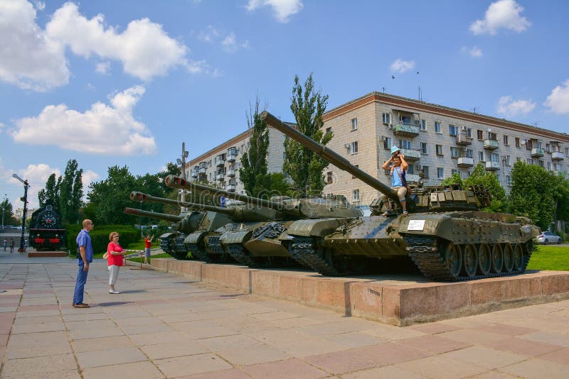 Exposição militar do equipamento imagens de stock