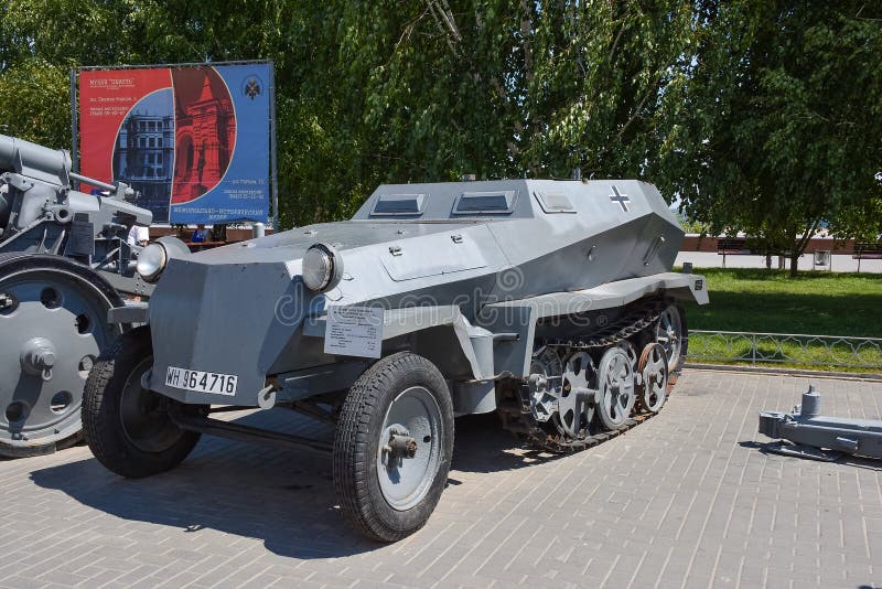 Exposição de equipamento militar imagem de stock