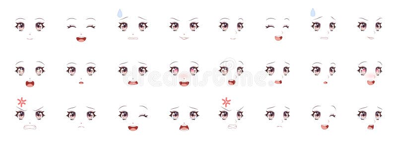 Desenho De Cartoon Mouth Japonês Preto E Branco Cartoon PNG