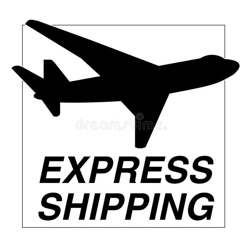 Express shipping symbol stock vector. Illustration of order - 50959947