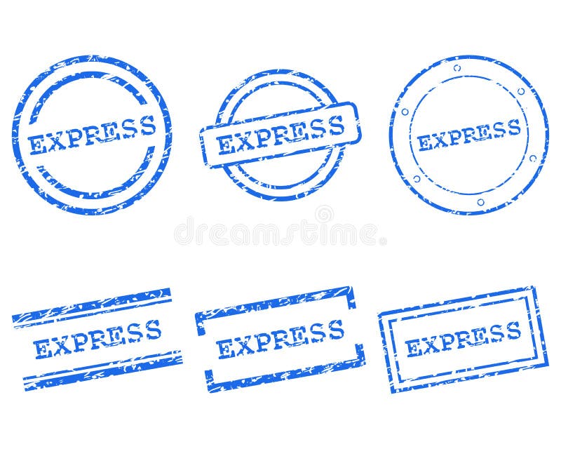 Express stamps stock vector. Illustration of grunge, text 95137766