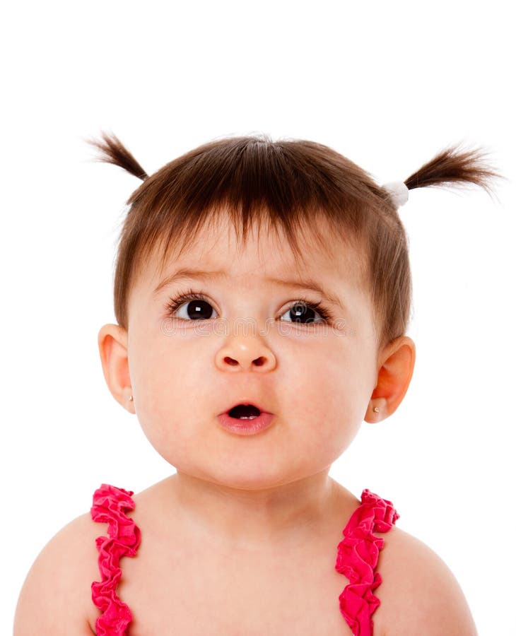 Expression drôle de visage de chéri photo stock Expression drôle de visage de chéri photo stock