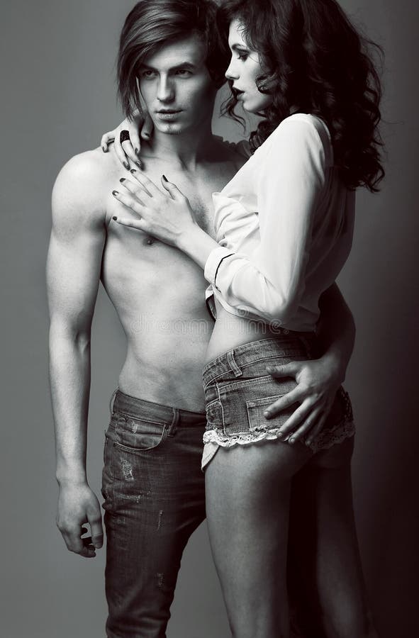 Download Expression. Pleasure. Couple Of Affectionate People In Embrace. Closeness Stock Image - Image of love, female: 30926571