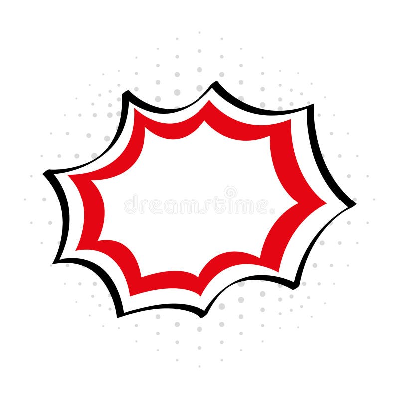 Expression pop art icon stock illustration