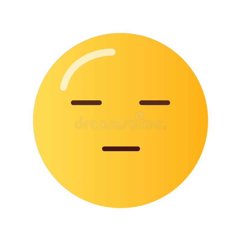 The Neutral Face Emoji on iEmoji.com
