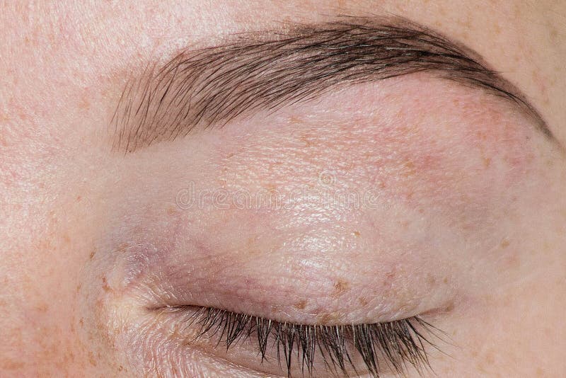 Closed Eye Beauty Stock Photo Image Of Hair Closed 101965978