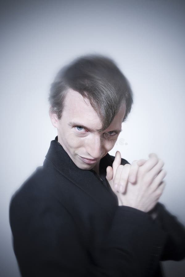 Expressive young man stock photos