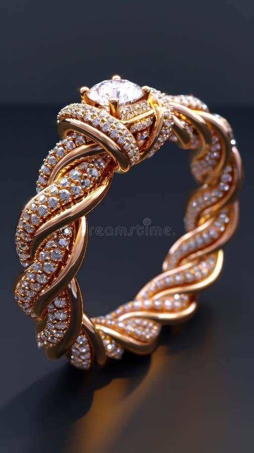 Exquisita pulsera de diamantes con diseño de cuerda alta elegancia náutica joyería de diamantes para un estilo sofisticado lujoso stock de ilustración