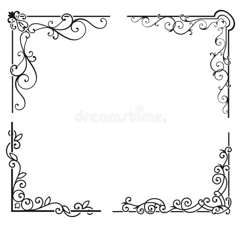 Exquisite Corner Ornamental Designs