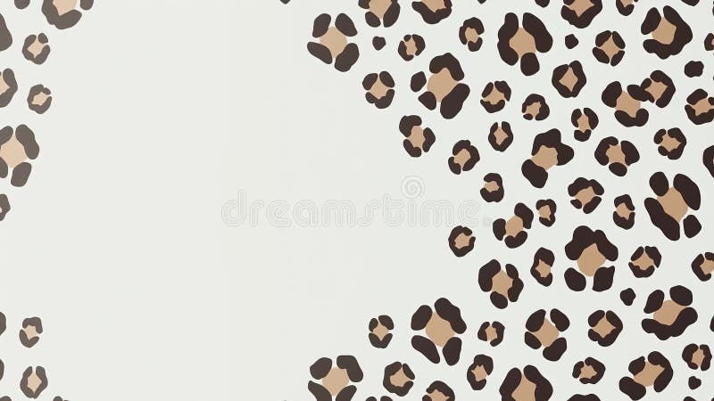 Stunning Leopard Print Seamless Pattern Elegant Backgrounds for Fashion Design and Commercial Use royalty free illustration