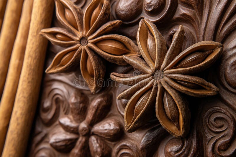 Star Flower Panel Carving Star Flower Panel Carving