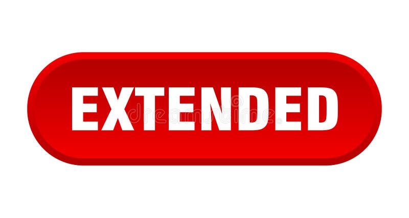 Extended button vector illustration