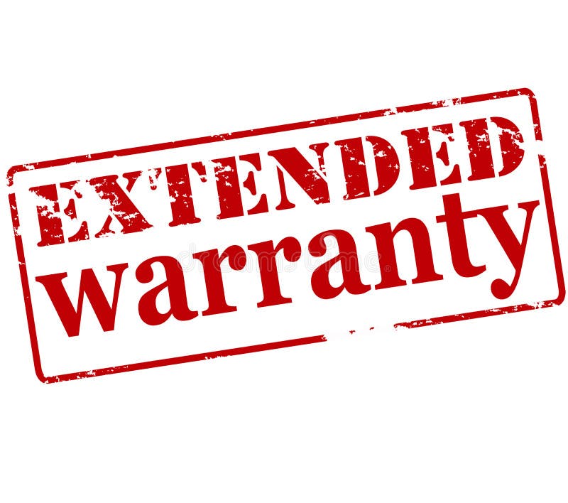 Extended warranty stock illustration. Illustration of rubber 92090371