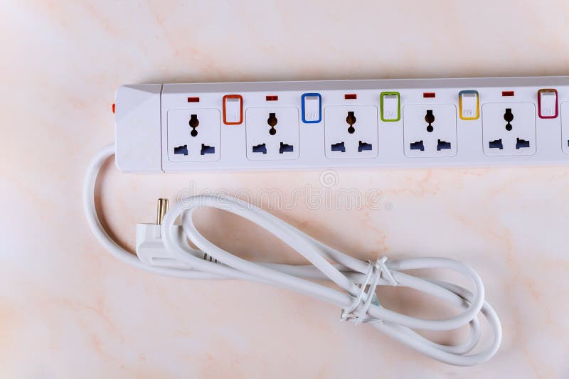 Universal Electricity Sockets Multi Plug Extension Cord Individual