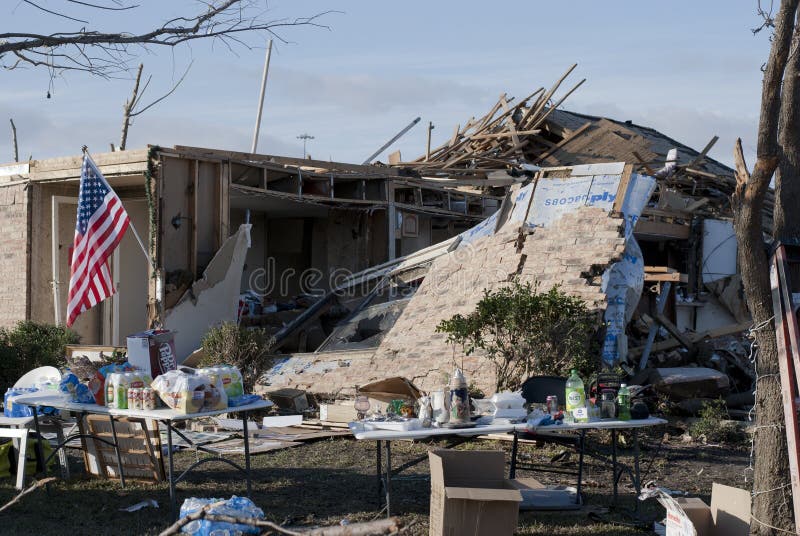 Extensive Destruction After Tornado