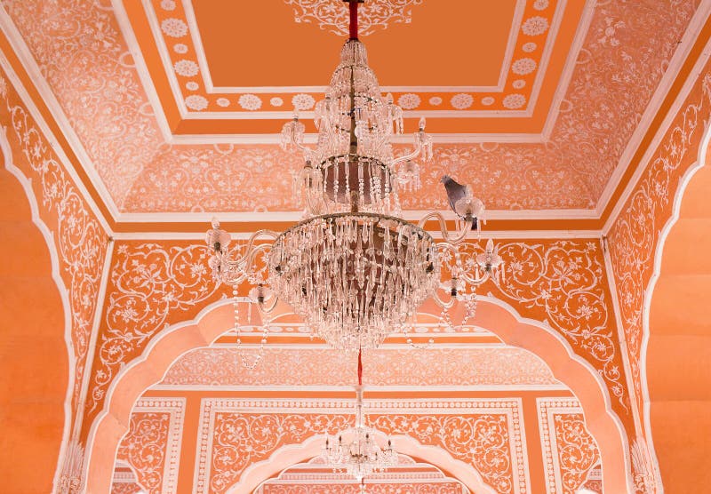 Exterieur Detail des Jaipur City Palace in Rajasthan State, Indien stockfoto Exterieur Detail des Jaipur City Palace in Rajasthan State, Indien stockfoto