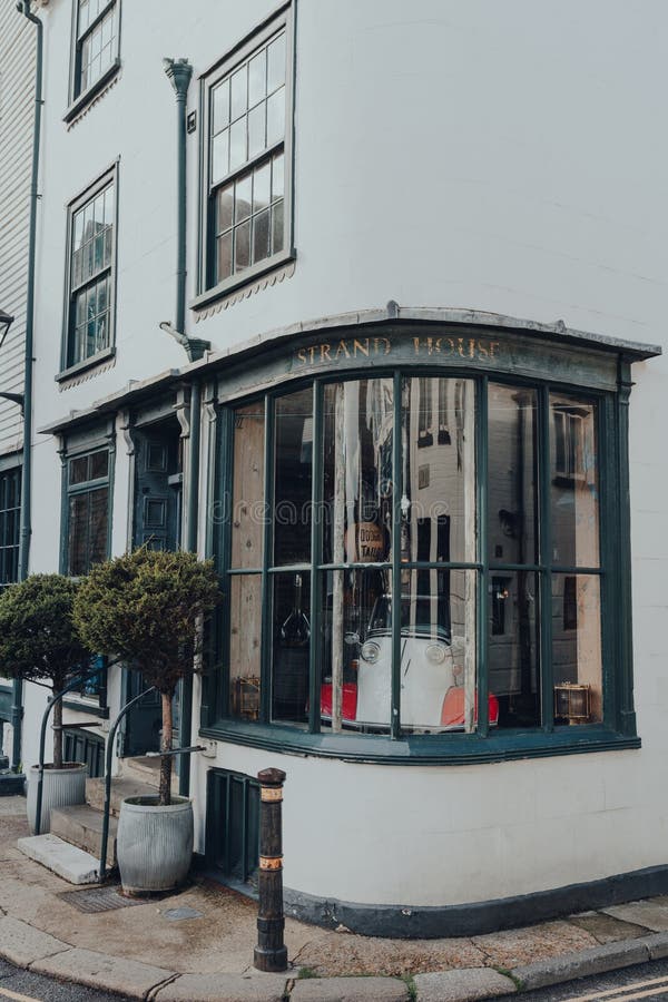 Exterior of Closed Strand House Interiors Shop on Mermaid Street in Rye ...