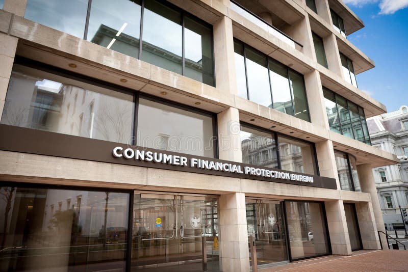 Exterior de la Oficina de Protección Financiera del Consumidor, Washington DC