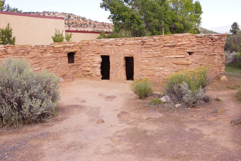 Exterior del pueblo de Anasazi