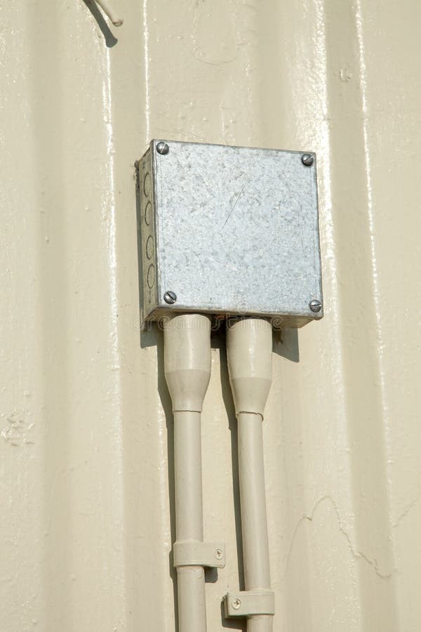 Exterior electrical box. stock photo. Image of electrical 29208112