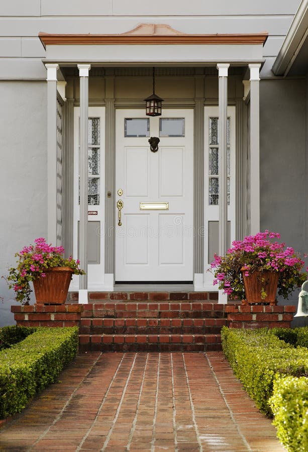 Exterior of a Front Door stock images Exterior of a Front Door stock images