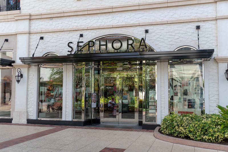 Exterior Image Of A Sephora Shop Front Editorial Stock Image Image of