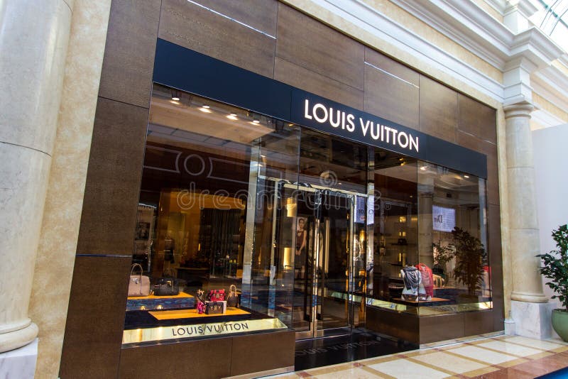 LAS VEGAS - OCT 05 : Exterior Of A Louis Vuitton Store In Las