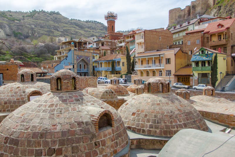 Exterior of Public Bath in Tbilisi, Stock Photo Image of