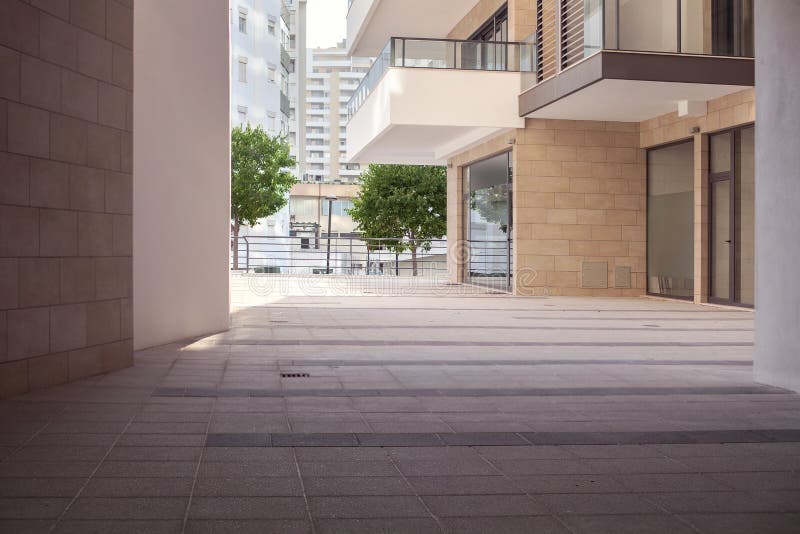 Exterior of a small modern office royalty free stock photo Exterior of a small modern office royalty free stock photo