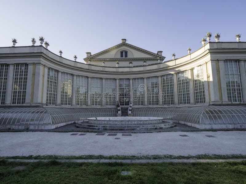 Exterior of the Torlonia Theater at Villa Torlonia Stock Photo - Image ...