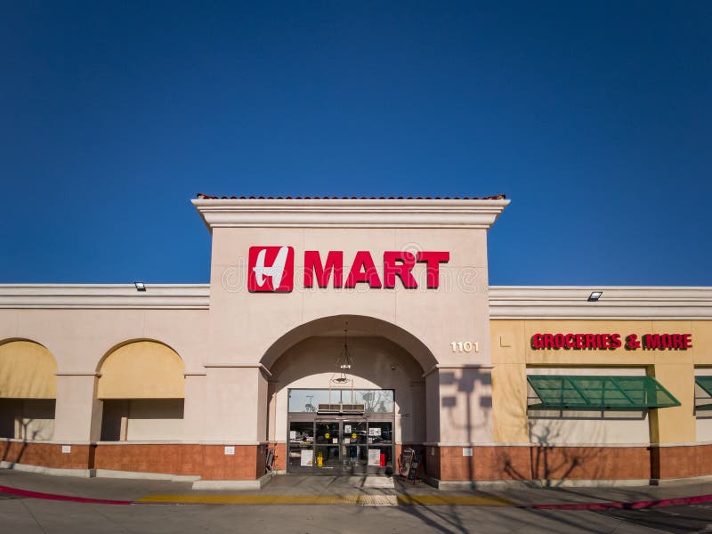 Exterior View of the Famous Korean Style H Mart Editorial Stock Image ...