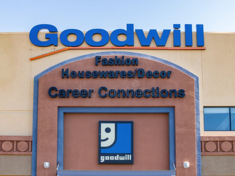 Exterior View of the Goodwill Store Editorial Photography Image of retail, architecture 236680107