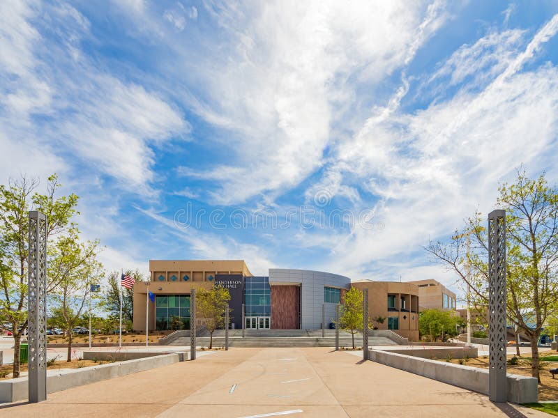 Exterior View of the Henderson City Hall Editorial Photo Image of