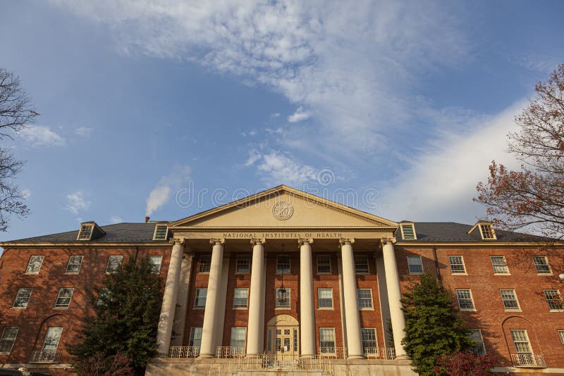 Exterior view of the main historic building Building 1 of National Institutes of Health NIH stock photos Exterior view of the main historic building Building 1 of National Institutes of Health NIH stock photos