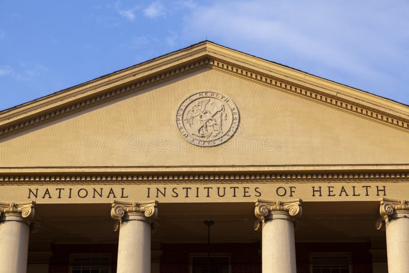 Exterior view of the main historic building Building 1 of National Institutes of Health NIH stock photography Exterior view of the main historic building Building 1 of National Institutes of Health NIH stock photography