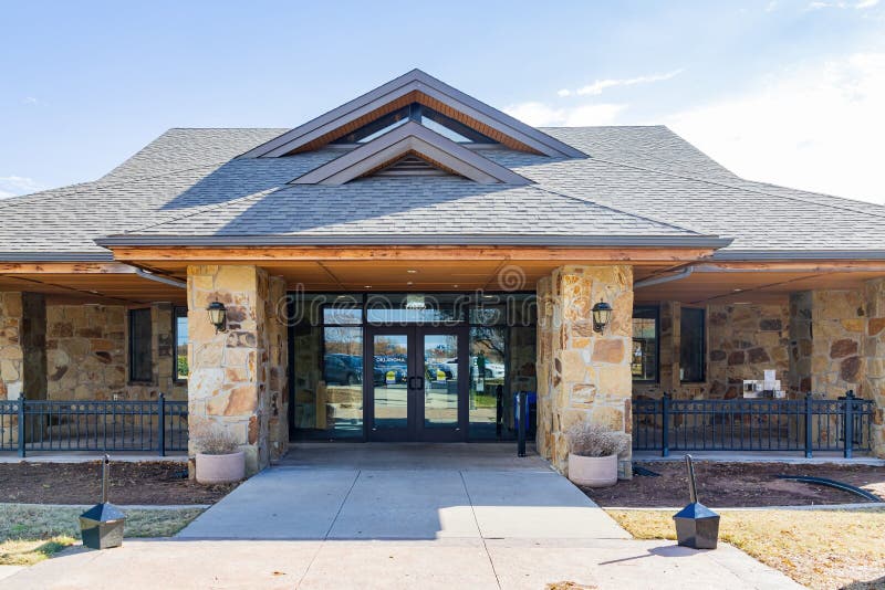 Exterior View of the Oklahoma Center Editorial Stock Image