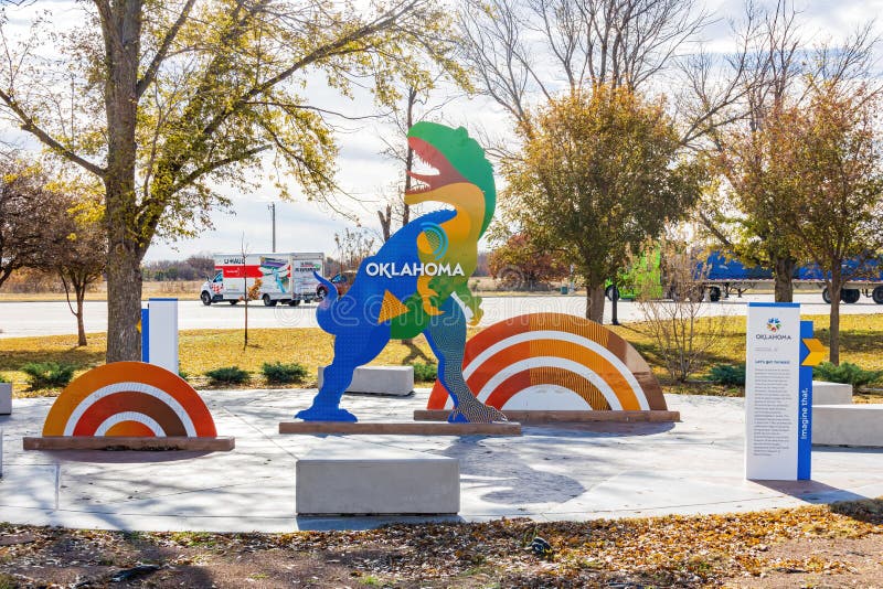 Exterior View of the Oklahoma Center Editorial Stock Photo