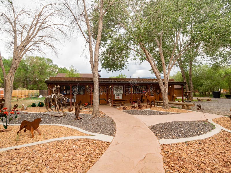 Exterior View of the Torrey Trading Post Editorial Stock Image Image
