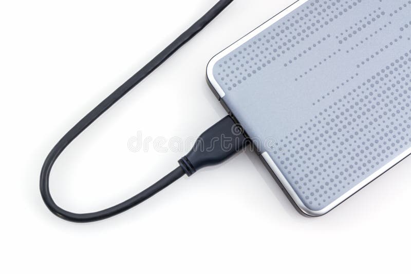 External hard drive for backup. royalty free stock photos