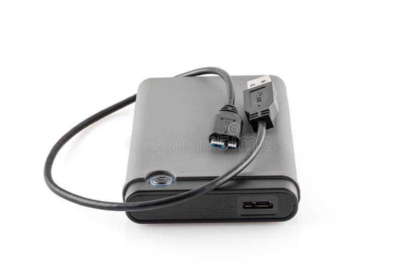 External Hard Drive Disc with Usb 3.0 Cable, Black. Best Way of Data