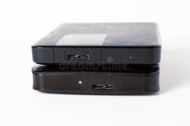 External Hard Drive or Hard Disk with USB Cable Stock Image Image of