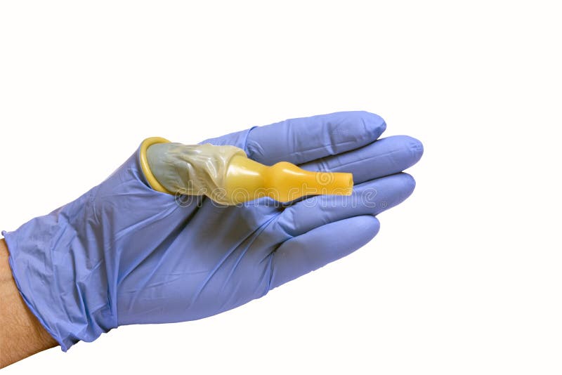 External male catheter stock image. Image of glove, condom 18623923