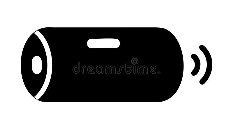 External speaker icon for audio output or sound, vector design Generative AI stock illustration