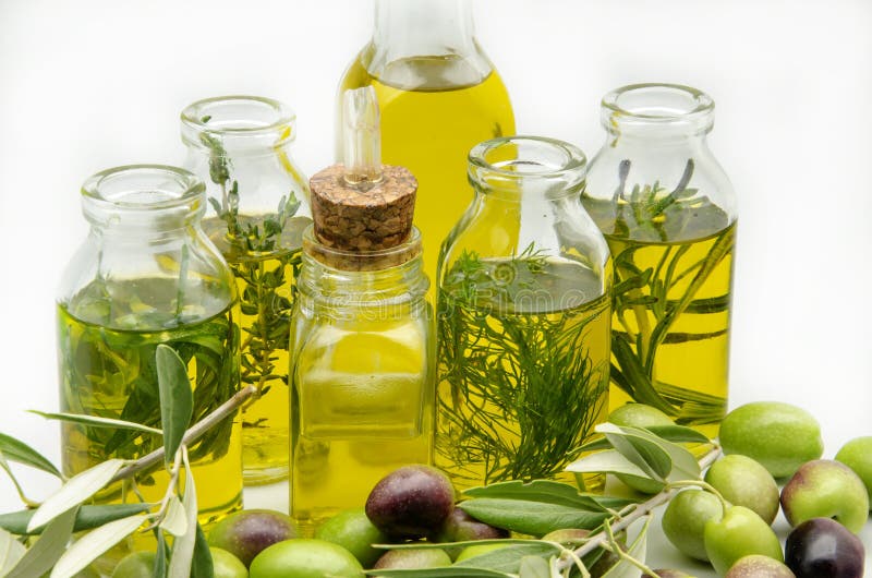 Extra virgin olive oil stock photo. Image of olives, italian 48373906