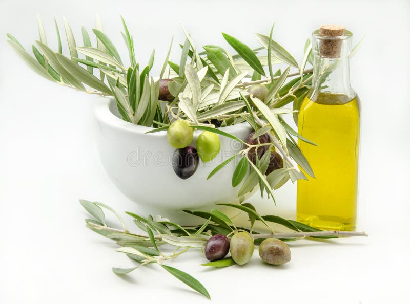 Extra virgin olive oil stock photo. Image of diet, olives 48374052